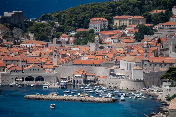 Blick auf die Altstadt von Dubrovnik