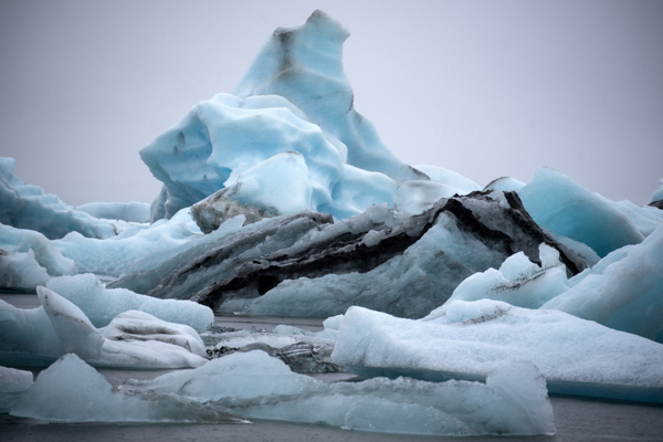 Die Gletscherlagune Jökulsarlon im Süden Islands