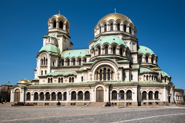 Die Alexander-Newski-Kathedrale ist das Wahrzeichen von Sofia in Bulgarien