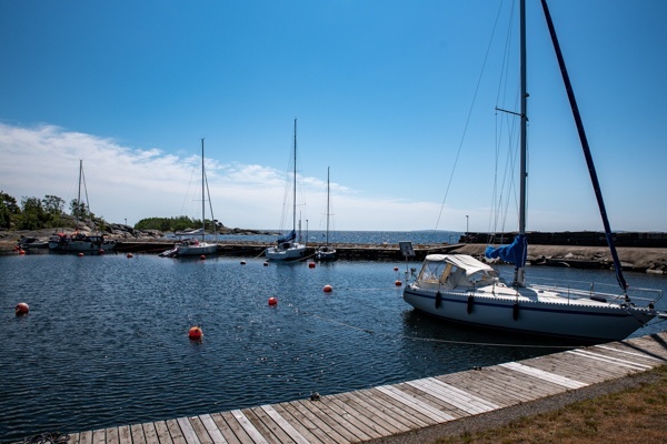 Jachthafen in Karlshamn