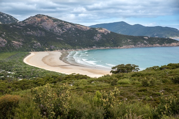 Blick in den Wilsons-Promontory-Nationalpark in der Nähe von Melbourne