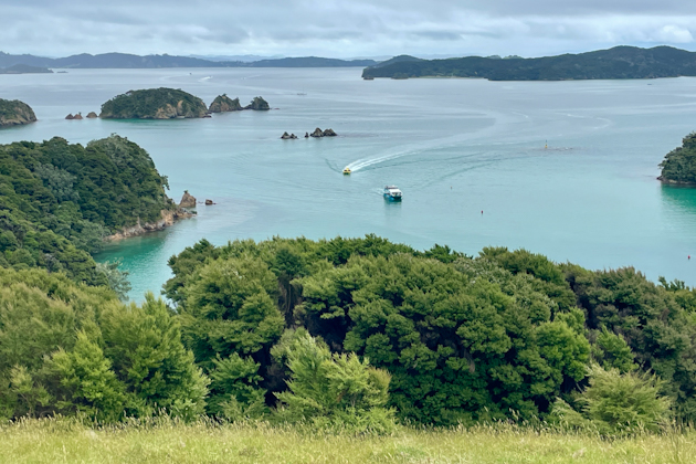 Aussicht auf Bay of Islands, Neuseeland 