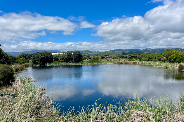See an der Kapiti Coast, Neuseeland 