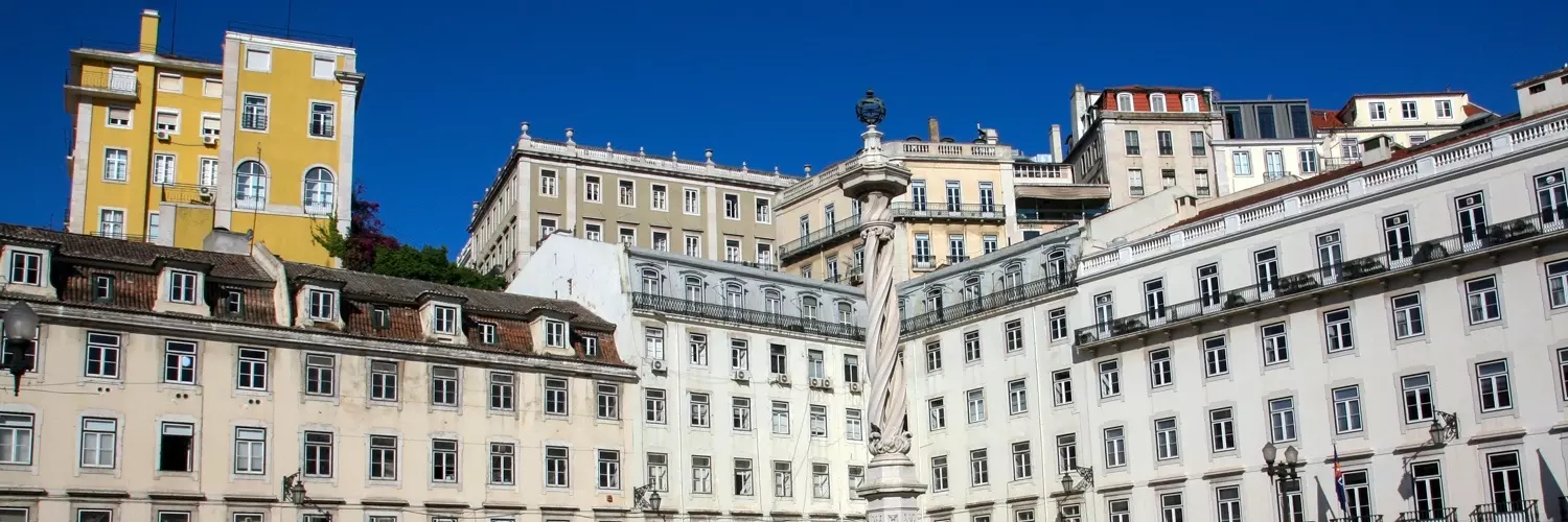 Beeindruckende Plätze in Lissabon, Portugal