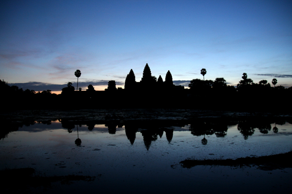 Angkor Wat ist das Nationalsymbol von Kambodscha und UNESCO Weltkulturerbe
