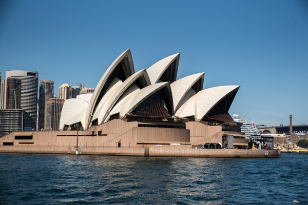 Das Sydney Opera House ist das Wahrzeichen von Sydney, Australien